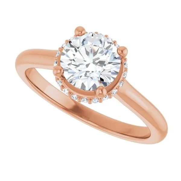 Hidden Halo-Style Engagement Ring Image 5 Clater Jewelers Louisville, KY