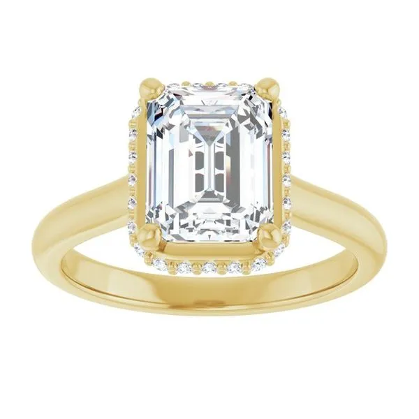 Hidden Halo-Style Engagement Ring Image 3 Morin Jewelers Southbridge, MA