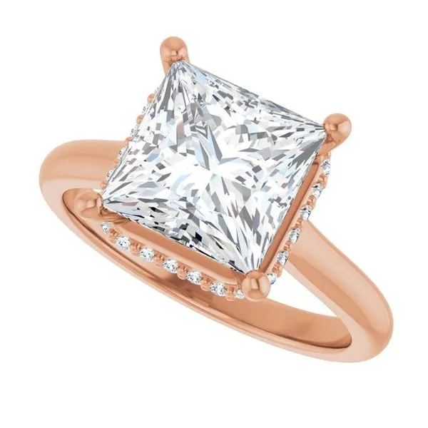 Hidden Halo-Style Engagement Ring Image 5 Ocean View Jewelers Millville, DE