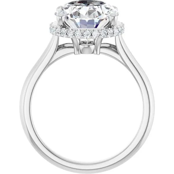 Hidden Halo-Style Engagement Ring Image 2 Futer Bros Jewelers York, PA