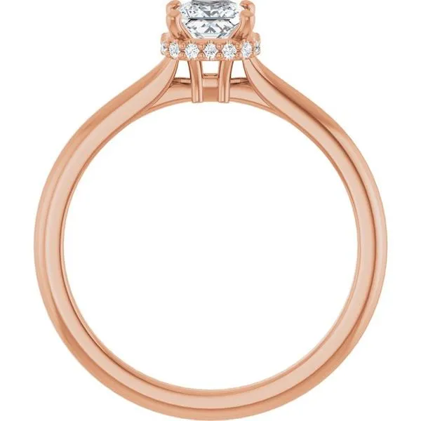 Hidden Halo-Style Engagement Ring Image 2 Don's Jewelry & Design Washington, IA