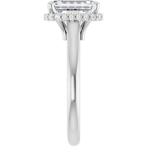 Hidden Halo-Style Engagement Ring Image 4 Mark Jewellers La Crosse, WI