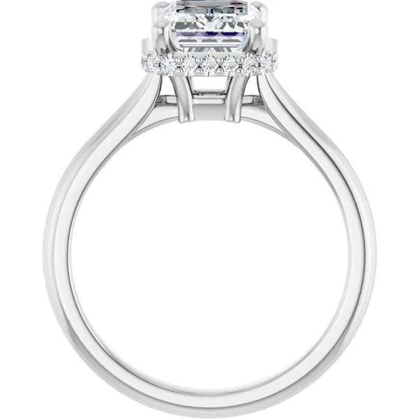 Hidden Halo-Style Engagement Ring Image 2 Jimmy Smith Jewelers Decatur, AL