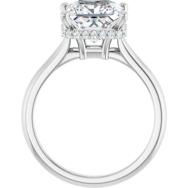 Hidden Halo-Style Engagement Ring Image 2 Arezzo Jewelers Elmwood Park, IL