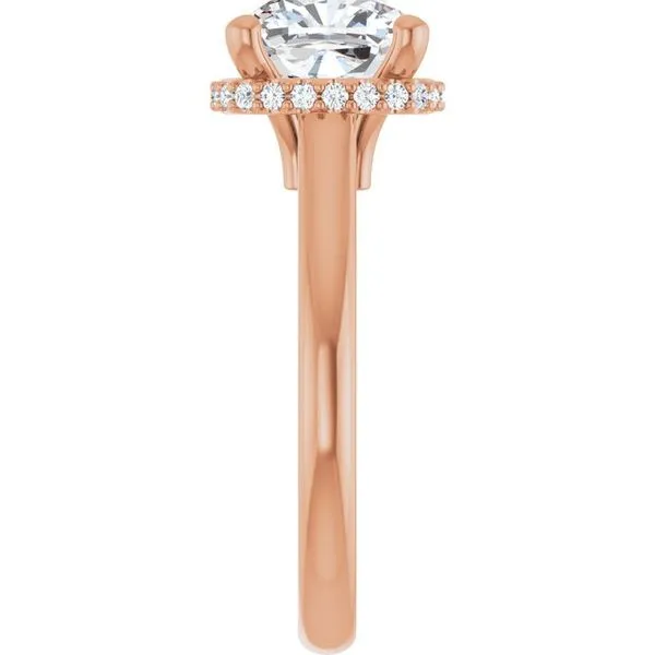 Hidden Halo-Style Engagement Ring Image 4 Clater Jewelers Louisville, KY