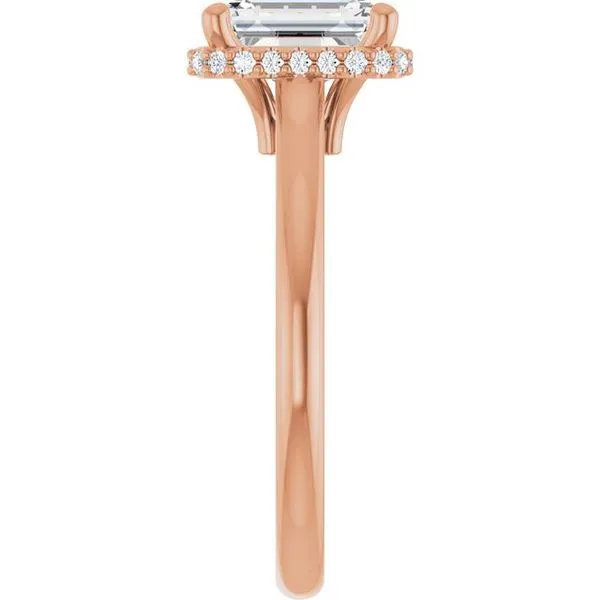 Hidden Halo-Style Engagement Ring Image 4 Jimmy Smith Jewelers Decatur, AL