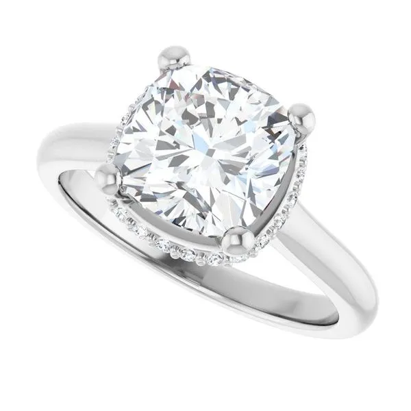 Hidden Halo-Style Engagement Ring Image 5 Paul James Jewelers Angels Camp, CA