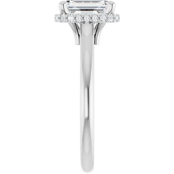 Hidden Halo-Style Engagement Ring Image 4 Stuart Benjamin & Co. Jewelry Designs San Diego, CA