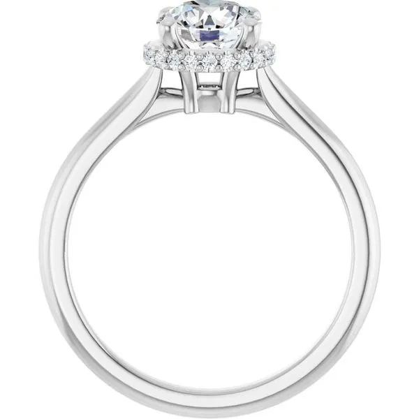 Hidden Halo-Style Engagement Ring Image 2 Ask Design Jewelers Olean, NY