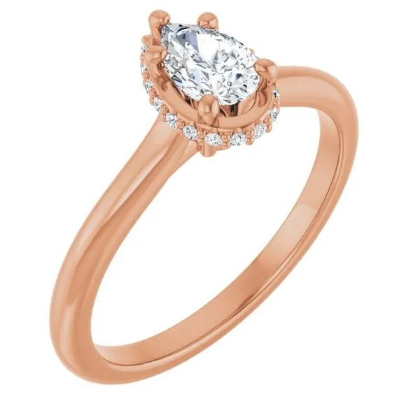 Hidden Halo-Style Engagement Ring J. Thomas Jewelers Rochester Hills, MI