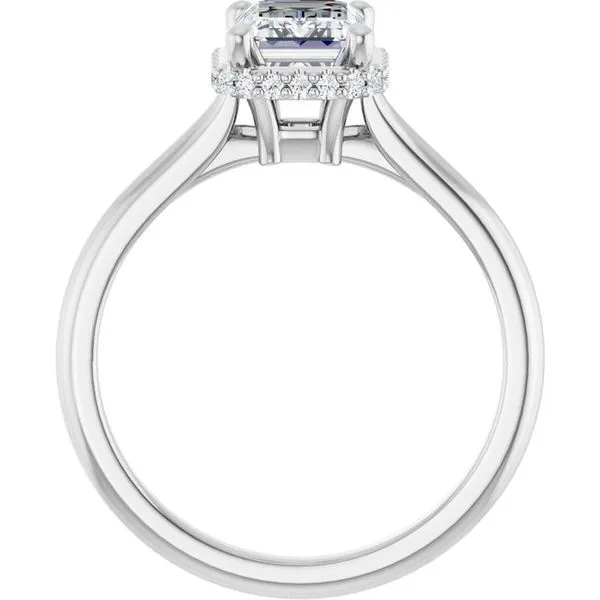 Hidden Halo-Style Engagement Ring Image 2 Michael Szwed Jewelers Longmeadow, MA