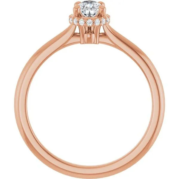 Hidden Halo-Style Engagement Ring Image 2 J. Thomas Jewelers Rochester Hills, MI