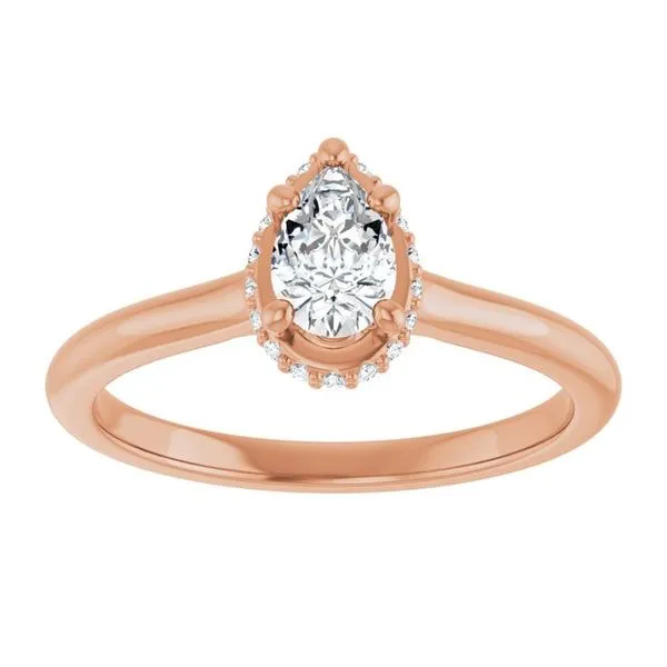 Hidden Halo-Style Engagement Ring Image 3 Shipley's Fine Jewelry Hampstead, MD