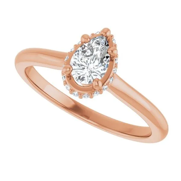 Hidden Halo-Style Engagement Ring Image 5 JF Jones Jewelers Rochester, NY