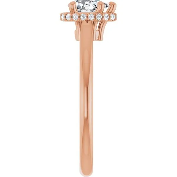 Hidden Halo-Style Engagement Ring Image 4 J. Thomas Jewelers Rochester Hills, MI