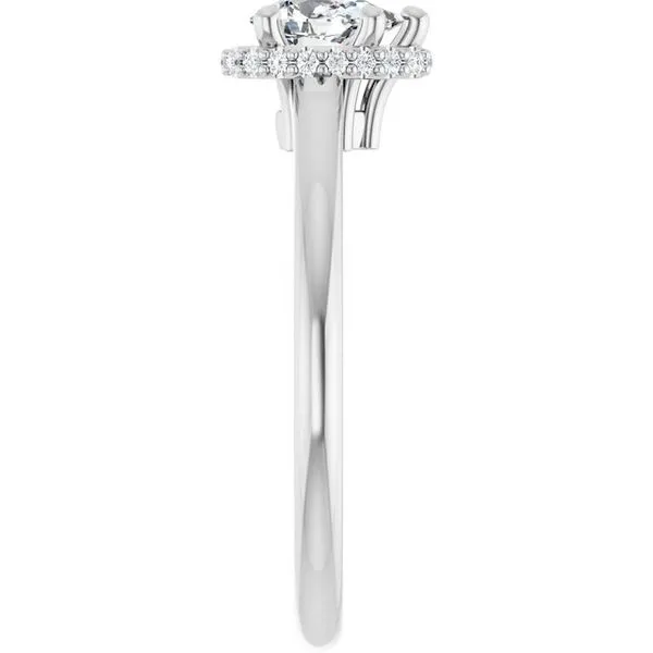 Hidden Halo-Style Engagement Ring Image 4 The Jewelry Source El Segundo, CA