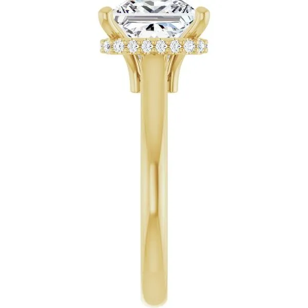 Hidden Halo-Style Engagement Ring Image 4 Mark Jewellers La Crosse, WI