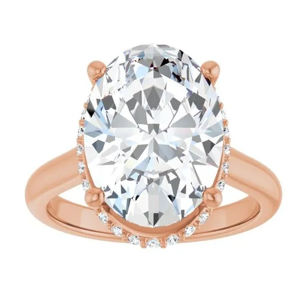 Hidden Halo-Style Engagement Ring Image 3 Jimmy Smith Jewelers Decatur, AL