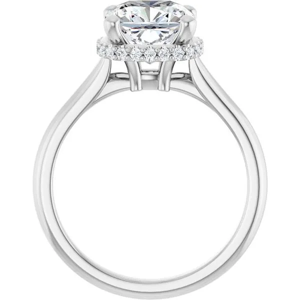 Hidden Halo-Style Engagement Ring Image 2 Jimmy Smith Jewelers Decatur, AL
