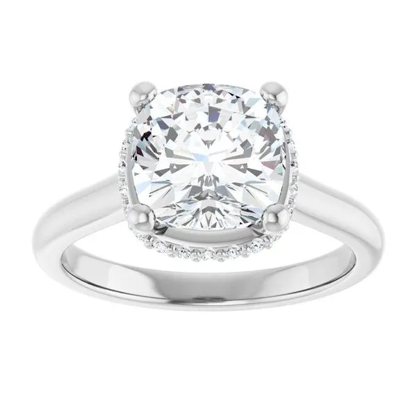 Hidden Halo-Style Engagement Ring Image 3 Paul James Jewelers Angels Camp, CA