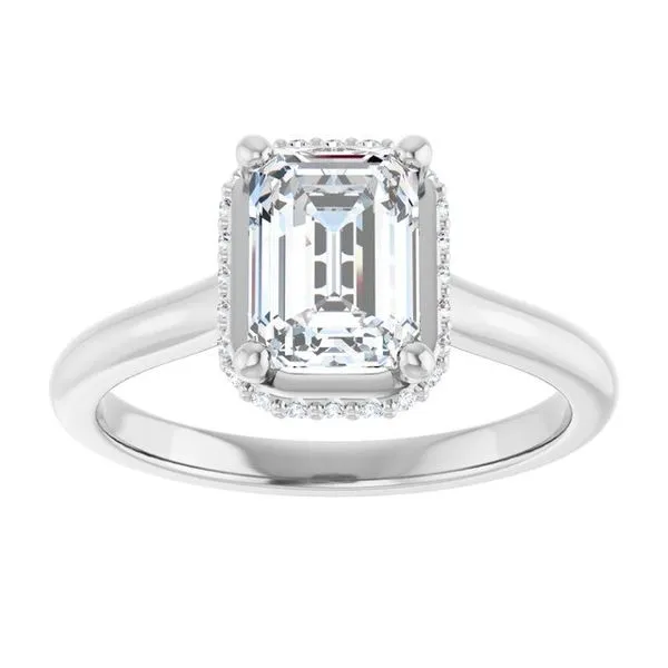 Hidden Halo-Style Engagement Ring Image 3 Natale Jewelers Sewell, NJ