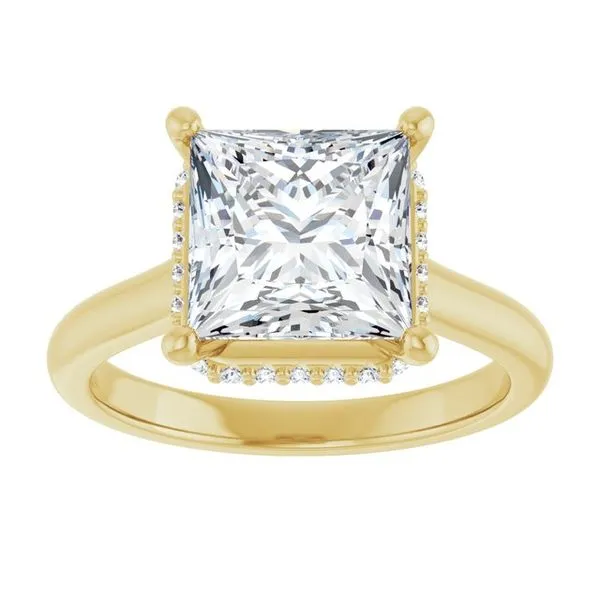 Hidden Halo-Style Engagement Ring Image 3 Shipley's Fine Jewelry Hampstead, MD