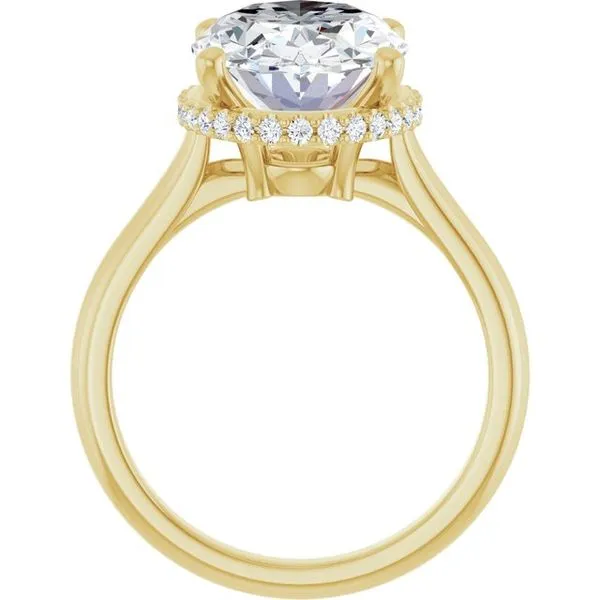 Hidden Halo-Style Engagement Ring Image 2 Jimmy Smith Jewelers Decatur, AL