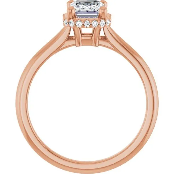 Hidden Halo-Style Engagement Ring Image 2 Michael Szwed Jewelers Longmeadow, MA