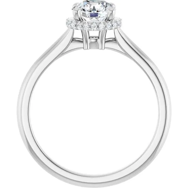 Hidden Halo-Style Engagement Ring Image 2 Ocean View Jewelers Millville, DE