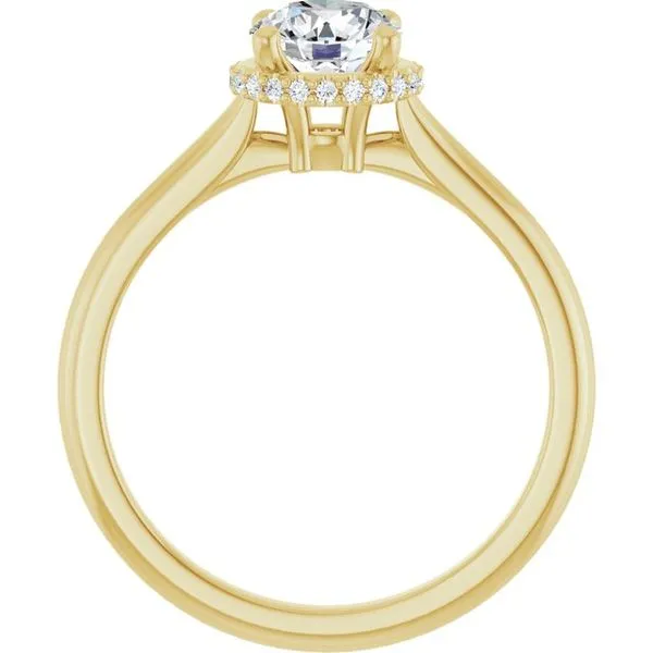 Hidden Halo-Style Engagement Ring Image 2 The Jewelry Source El Segundo, CA
