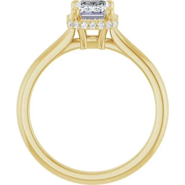 Hidden Halo-Style Engagement Ring Image 2 J. Thomas Jewelers Rochester Hills, MI