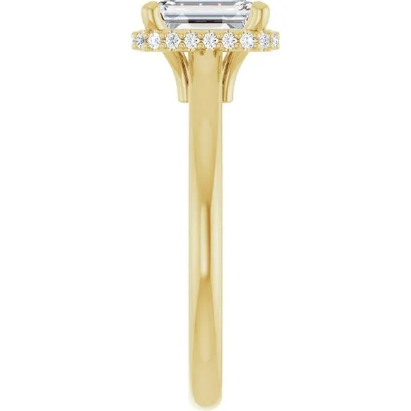 Hidden Halo-Style Engagement Ring Image 4 JF Jones Jewelers Rochester, NY