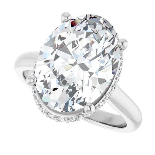 Hidden Halo-Style Engagement Ring Image 5 Shipley's Fine Jewelry Hampstead, MD