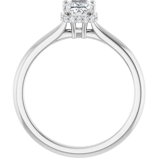 Hidden Halo-Style Engagement Ring Image 2 Austin's Fine Diamonds & Jewelry Lyndhurst, NJ