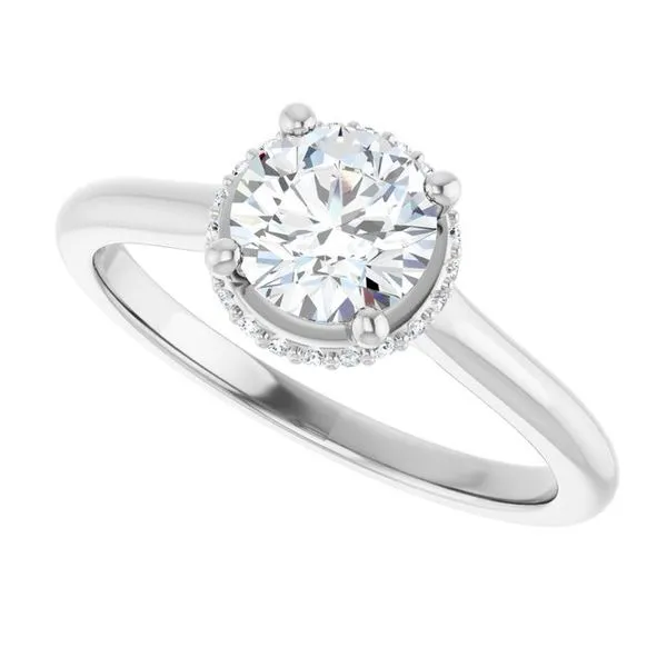 Hidden Halo-Style Engagement Ring Image 5 Mark Jewellers La Crosse, WI