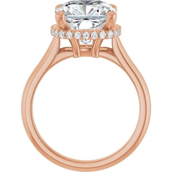 Hidden Halo-Style Engagement Ring Image 2 JF Jones Jewelers Rochester, NY