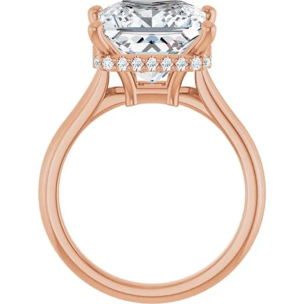 Hidden Halo-Style Engagement Ring Image 2 Michael Szwed Jewelers Longmeadow, MA