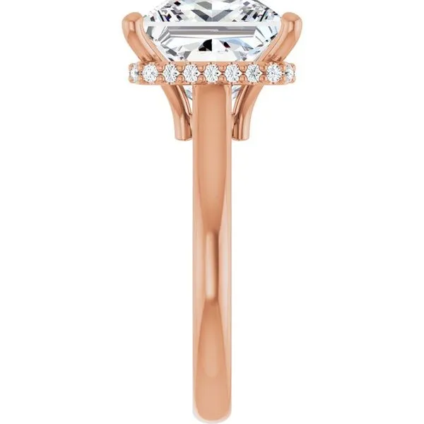 Hidden Halo-Style Engagement Ring Image 4 J. Thomas Jewelers Rochester Hills, MI