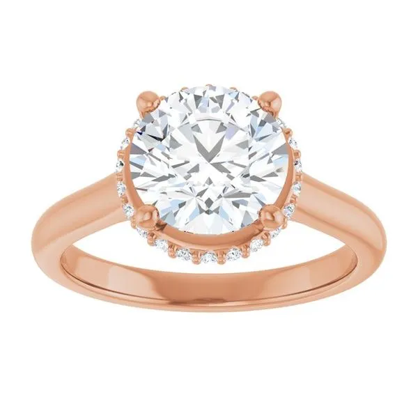 Hidden Halo-Style Engagement Ring Image 3 Austin's Fine Diamonds & Jewelry Lyndhurst, NJ