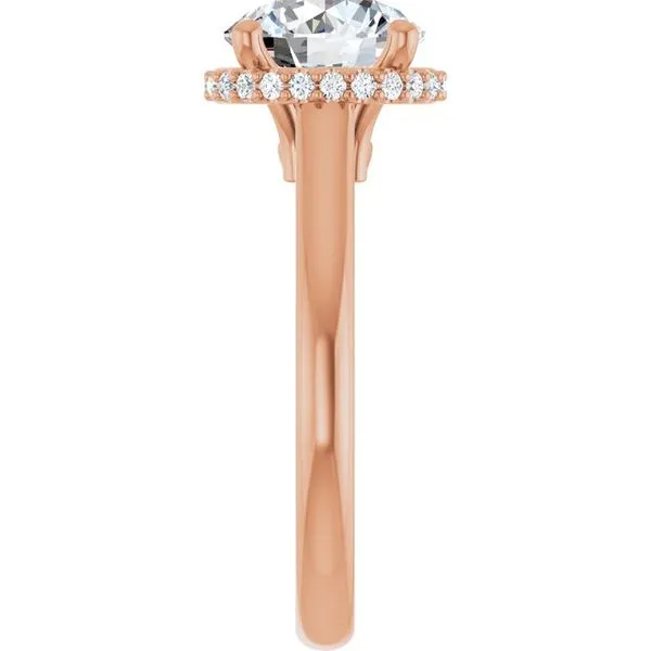 Hidden Halo-Style Engagement Ring Image 4 Futer Bros Jewelers York, PA