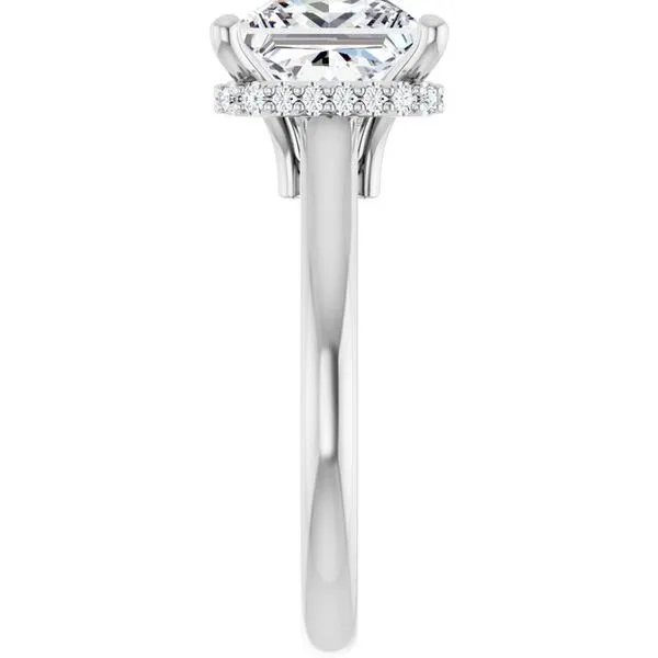 Hidden Halo-Style Engagement Ring Image 4 Futer Bros Jewelers York, PA