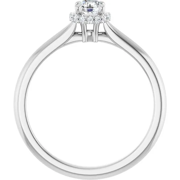 Hidden Halo-Style Engagement Ring Image 2 Don's Jewelry & Design Washington, IA