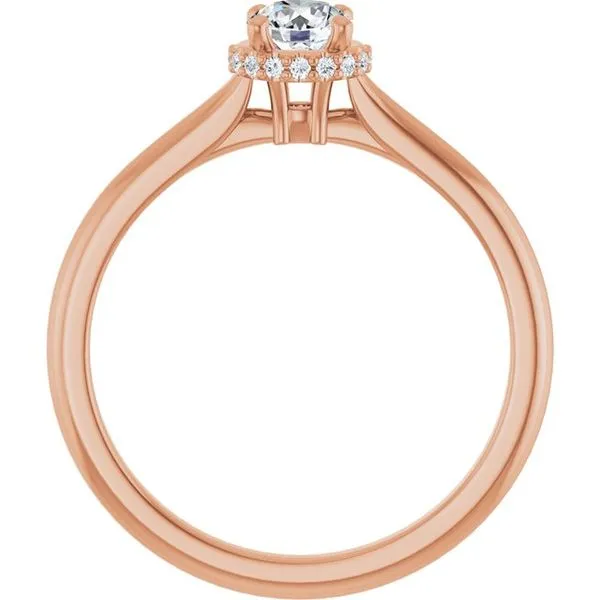 Hidden Halo-Style Engagement Ring Image 2 JF Jones Jewelers Rochester, NY