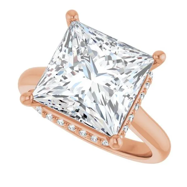 Hidden Halo-Style Engagement Ring Image 5 JF Jones Jewelers Rochester, NY