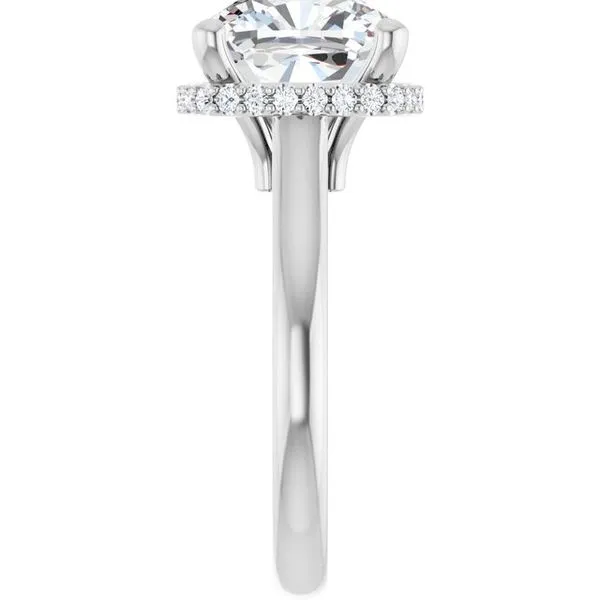 Hidden Halo-Style Engagement Ring Image 4 Futer Bros Jewelers York, PA
