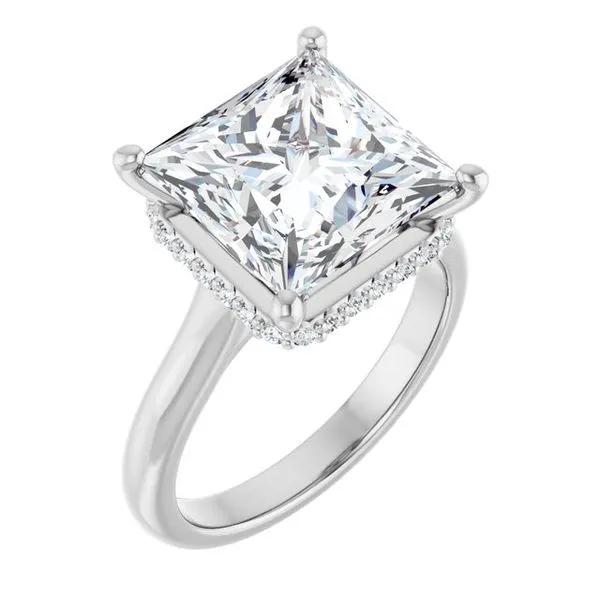 Hidden Halo-Style Engagement Ring Natale Jewelers Sewell, NJ