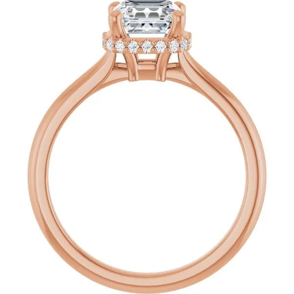 Hidden Halo-Style Engagement Ring Image 2 Vulcan's Forge LLC KANSAS CITY, MO