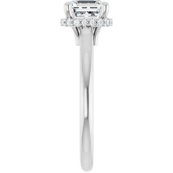 Hidden Halo-Style Engagement Ring Image 4 Futer Bros Jewelers York, PA