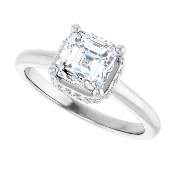 Hidden Halo-Style Engagement Ring Image 5 Austin's Fine Diamonds & Jewelry Lyndhurst, NJ