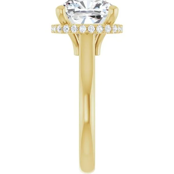 Hidden Halo-Style Engagement Ring Image 4 Futer Bros Jewelers York, PA